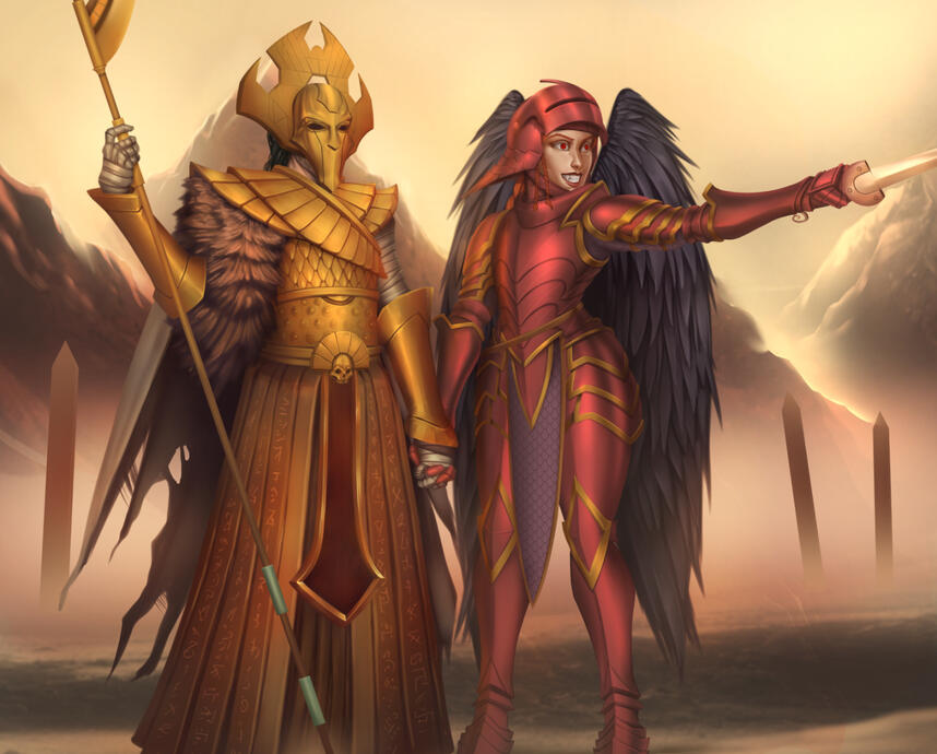 Warhammer Fantasy couple