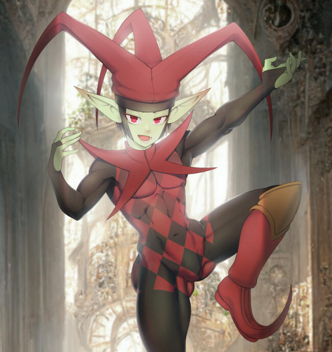 Toete's Dark Jester costume